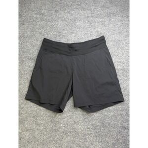 Tuff Athletics Shorts Womens M Black Stretch Drawstring Waist Activewear Gym